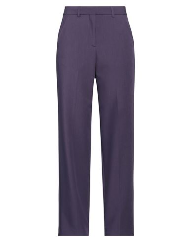 Shop Jjxx By Jack & Jones Woman Pants Dark Purple Size 30w-30l Recycled Polyester, Viscose, Elastane