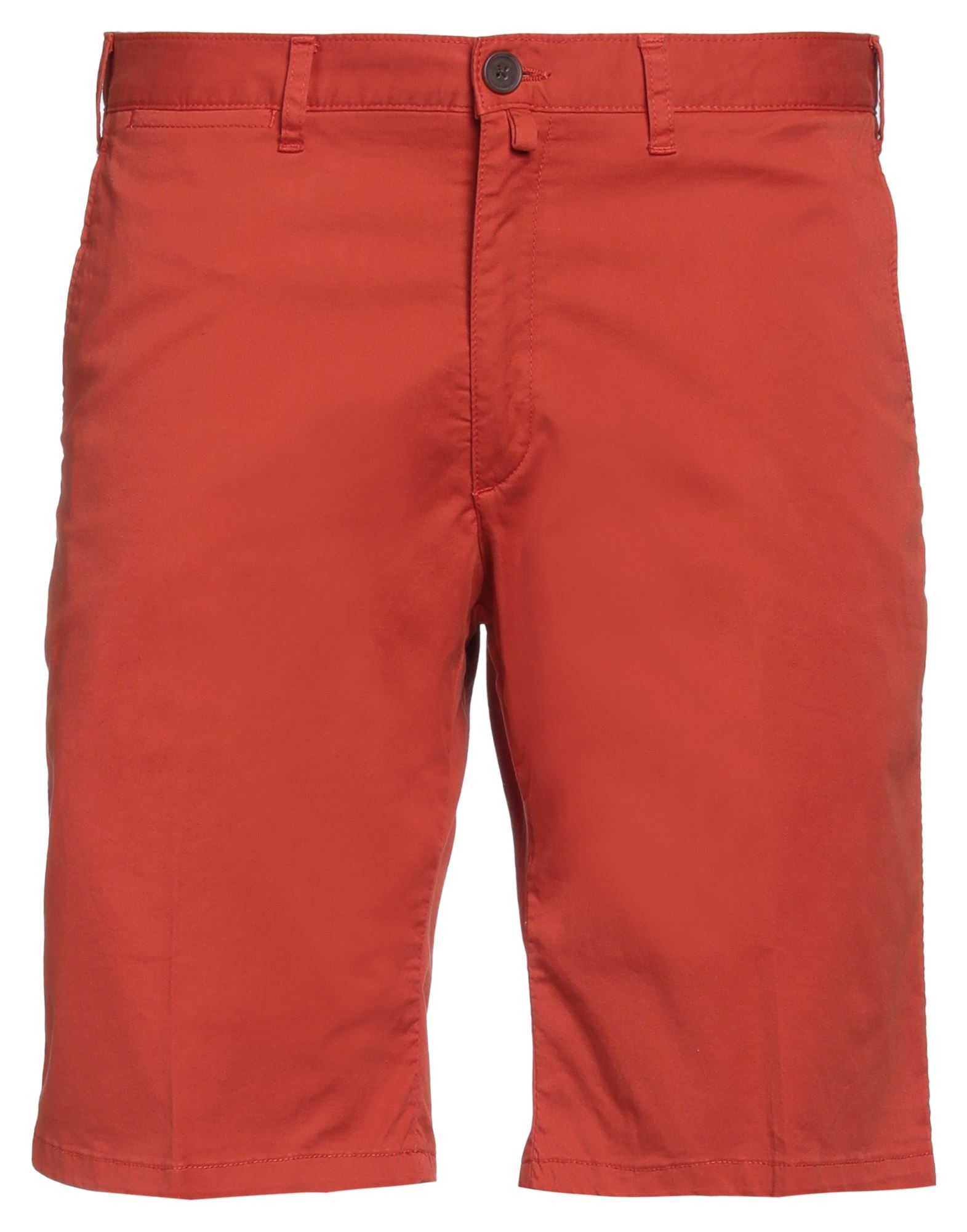 Barbour Man Shorts & Bermuda Shorts Rust Size 36 Cotton, Elastane In Red