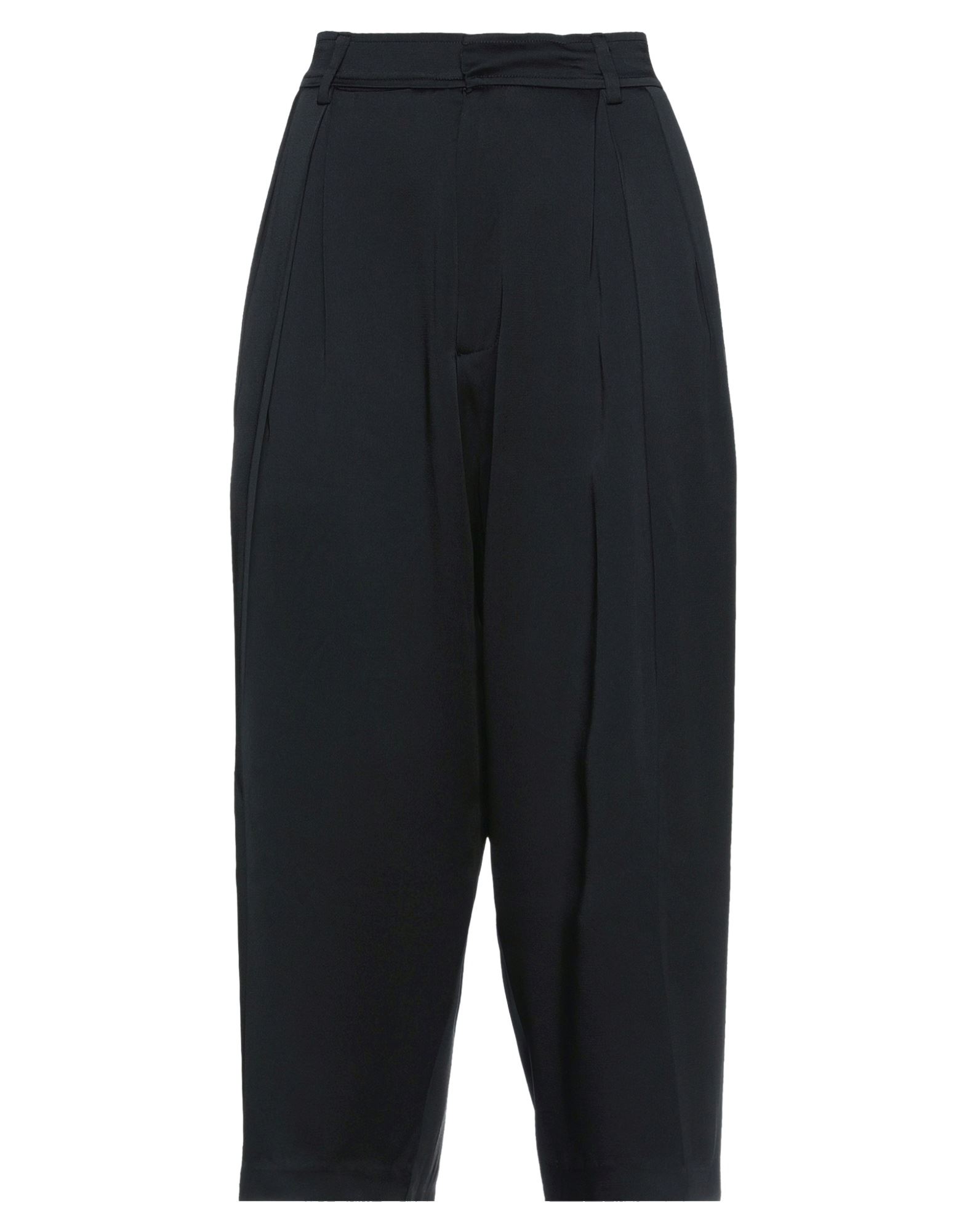 Mauro Grifoni Cropped Pants In Black