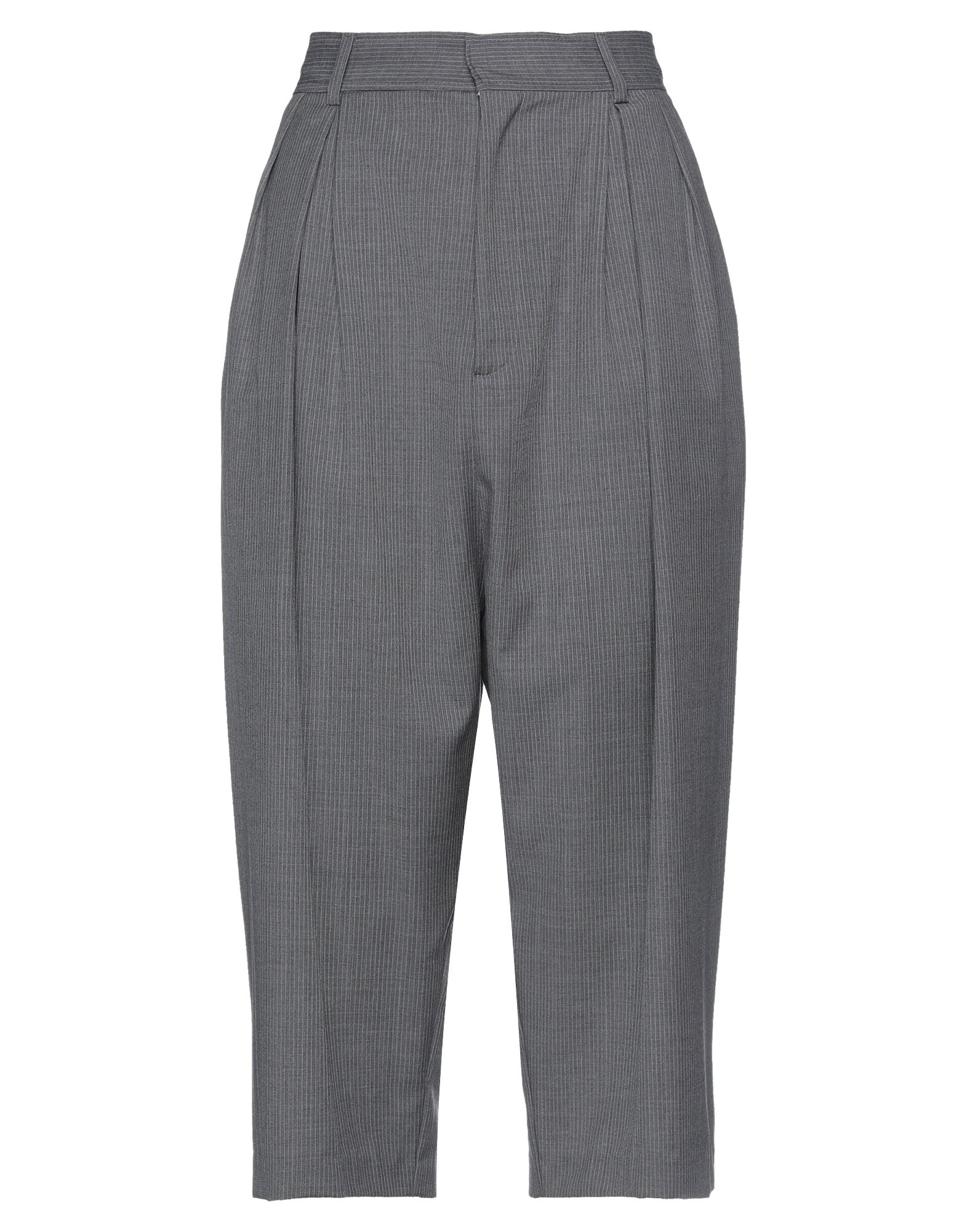 Mauro Grifoni Cropped Pants In Lead