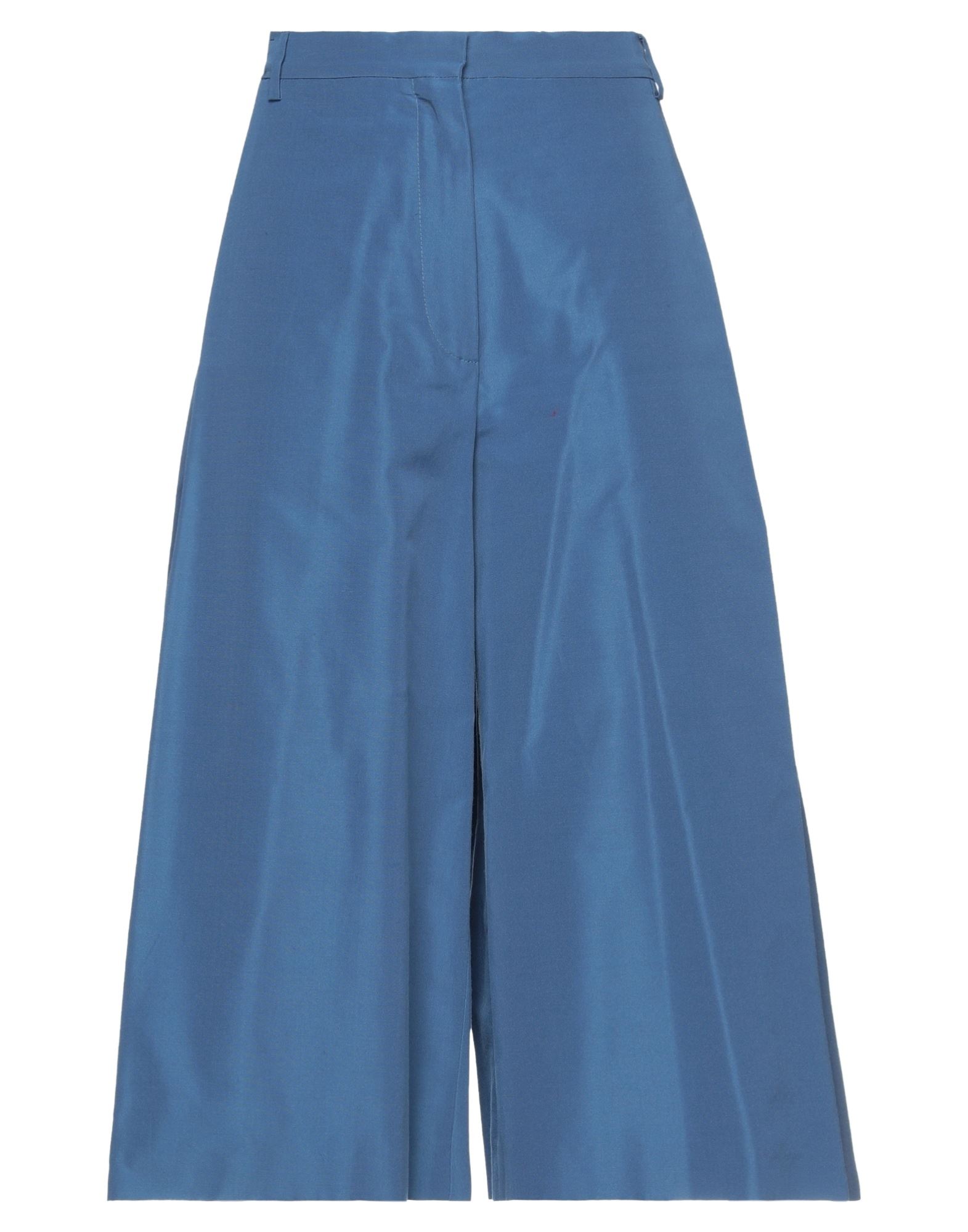 Valentino Cropped Pants In Slate Blue