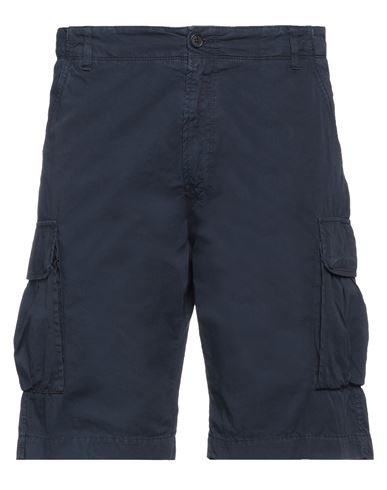 Perfection Man Shorts & Bermuda Shorts Midnight Blue Size 32 Cotton In Navy Blue