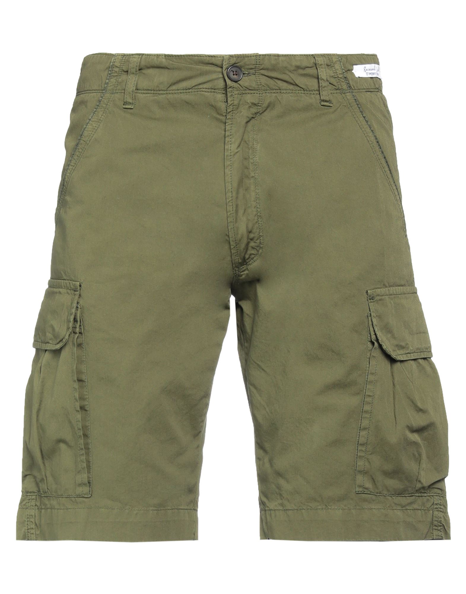 Perfection Man Shorts & Bermuda Shorts Military Green Size 32 Cotton
