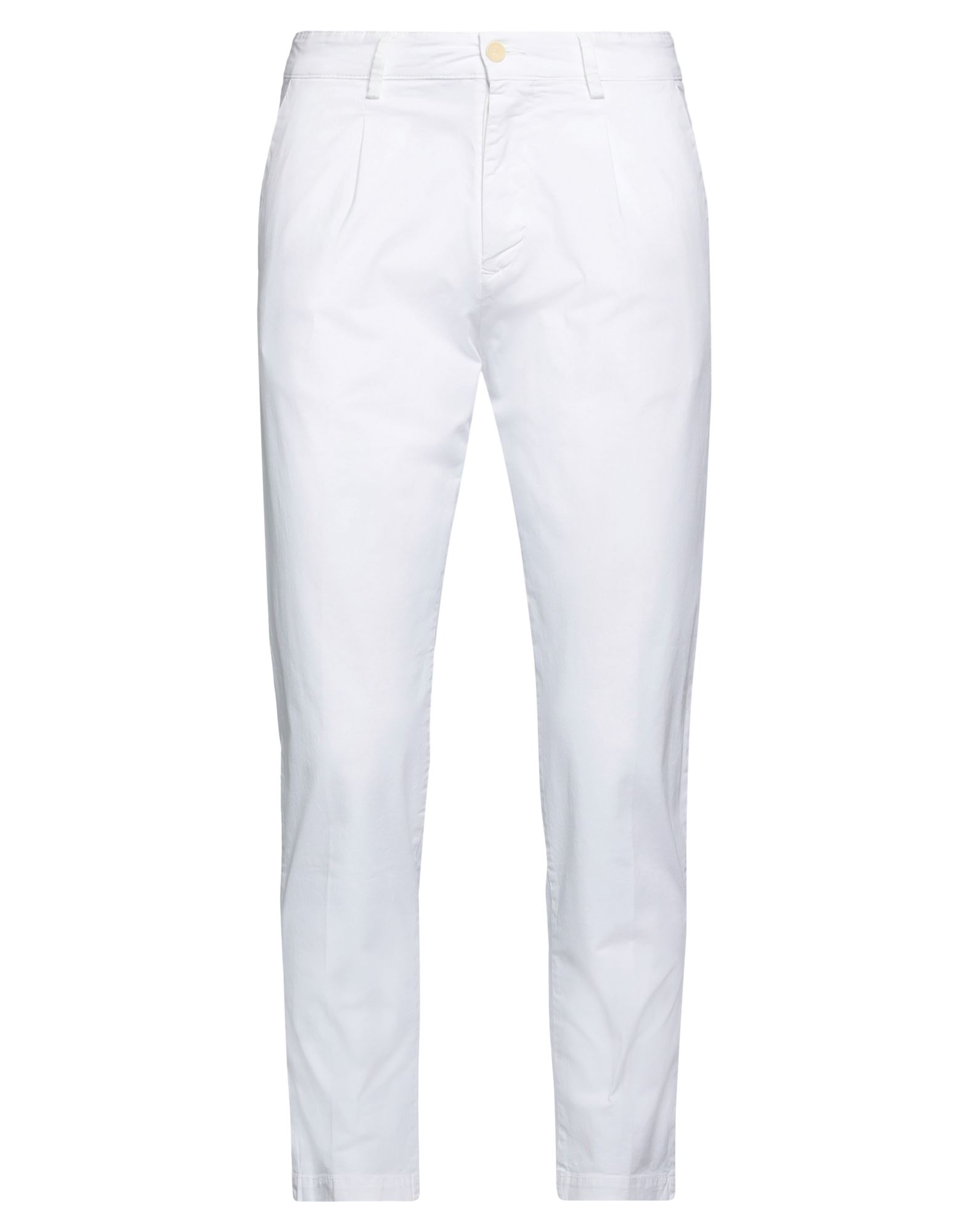 Shop Haikure Man Pants White Size 31 Cotton, Elastane
