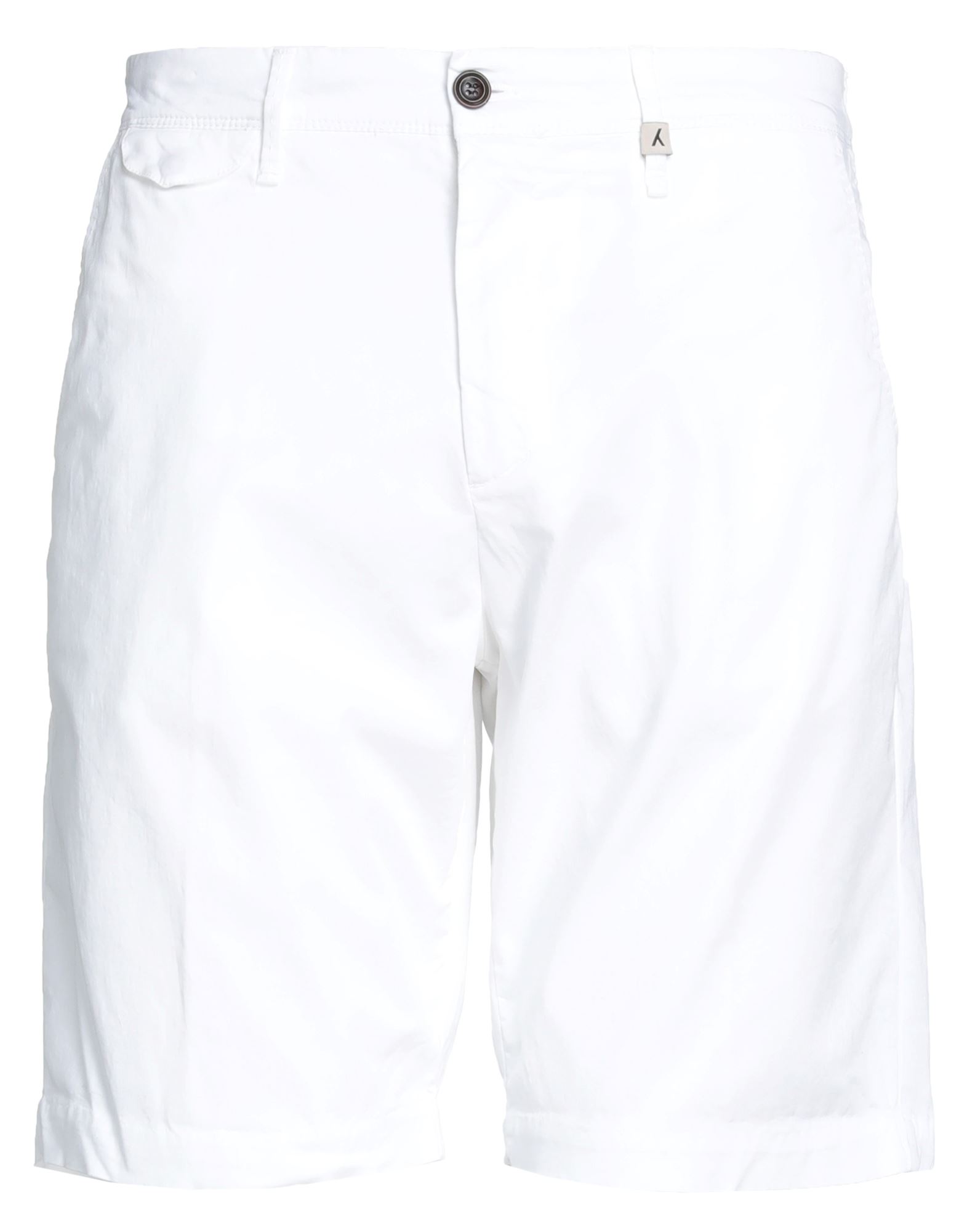 Myths Man Shorts & Bermuda Shorts White Size 30 Cotton, Elastane In White