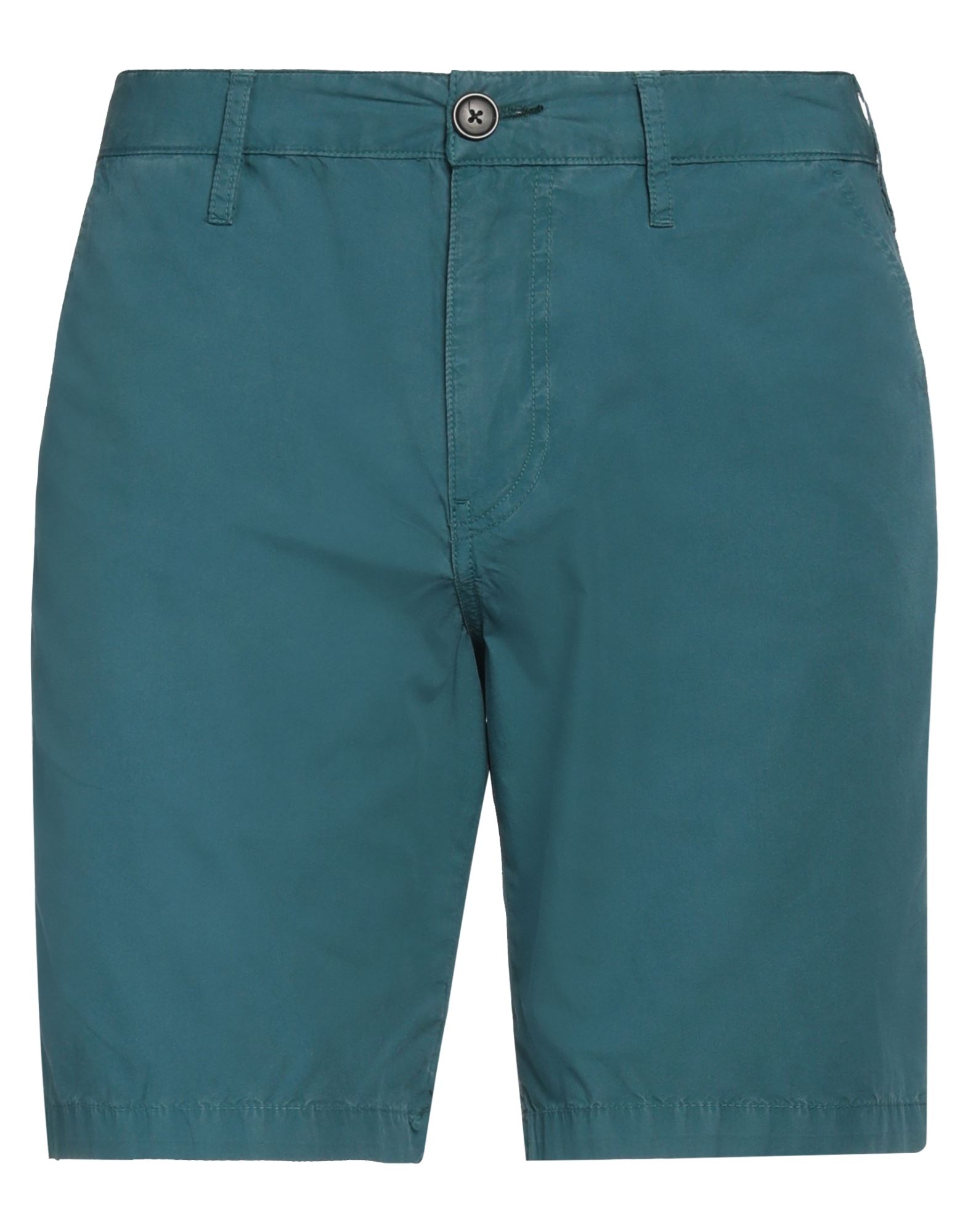 Ps By Paul Smith Ps Paul Smith Man Shorts & Bermuda Shorts Deep Jade Size 36 Organic Cotton In Green
