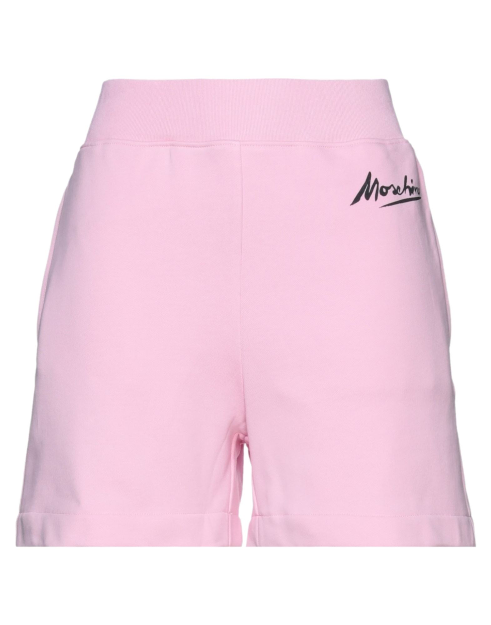 Moschino Woman Shorts & Bermuda Shorts Pink Size 4 Cotton