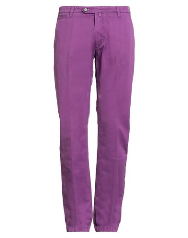 Jacob Cohёn Academy Man Pants Purple Size 34 Cotton In Purple