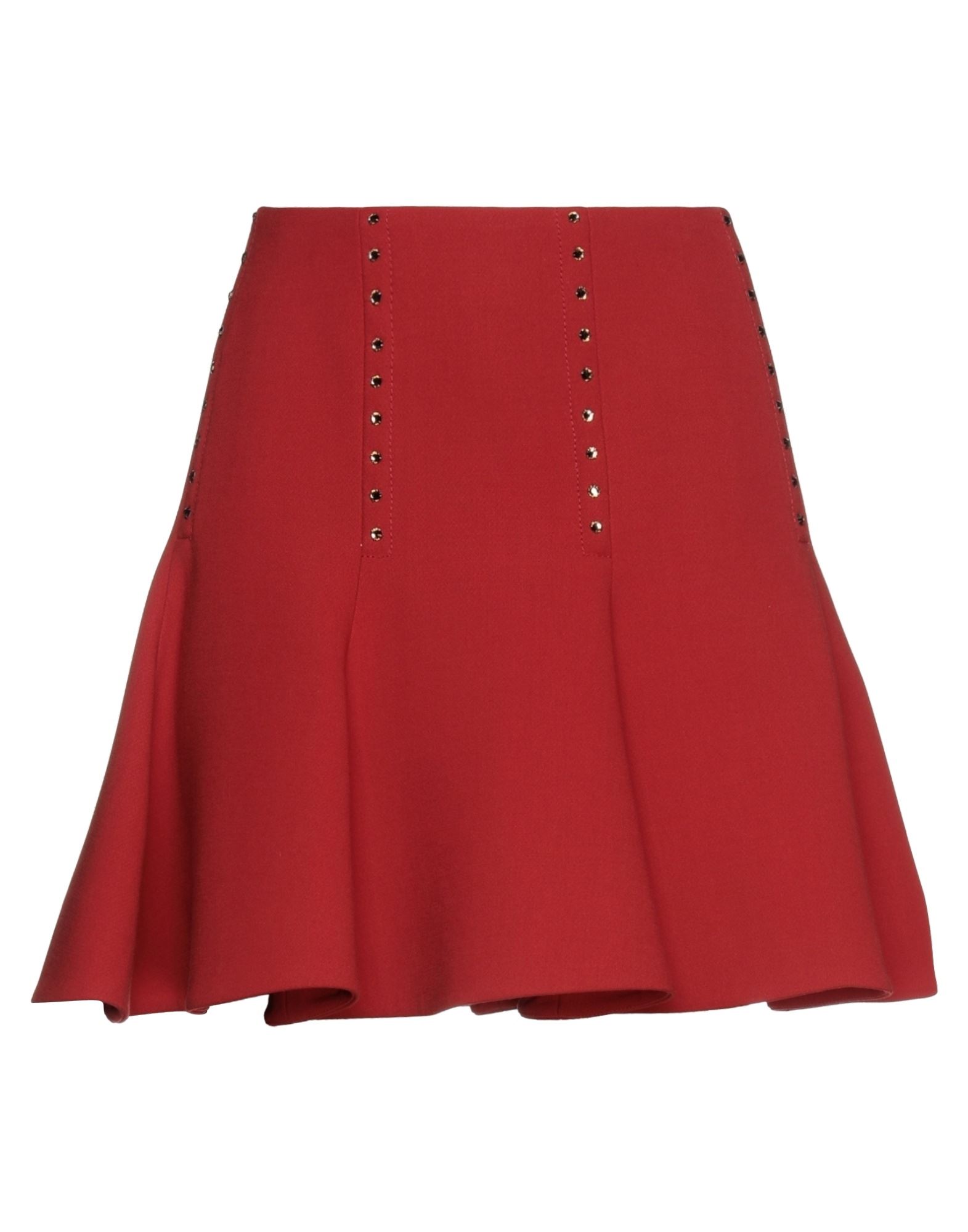 Valentino Mini Skirts In Brick Red | ModeSens