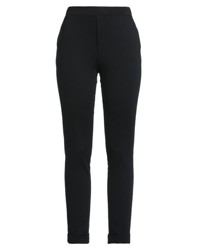 1-one Woman Pants Black Size 8 Viscose, Polyamide, Elastane