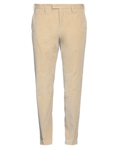 Pt Torino Man Pants Sand Size 42 Cotton, Elastane In Beige