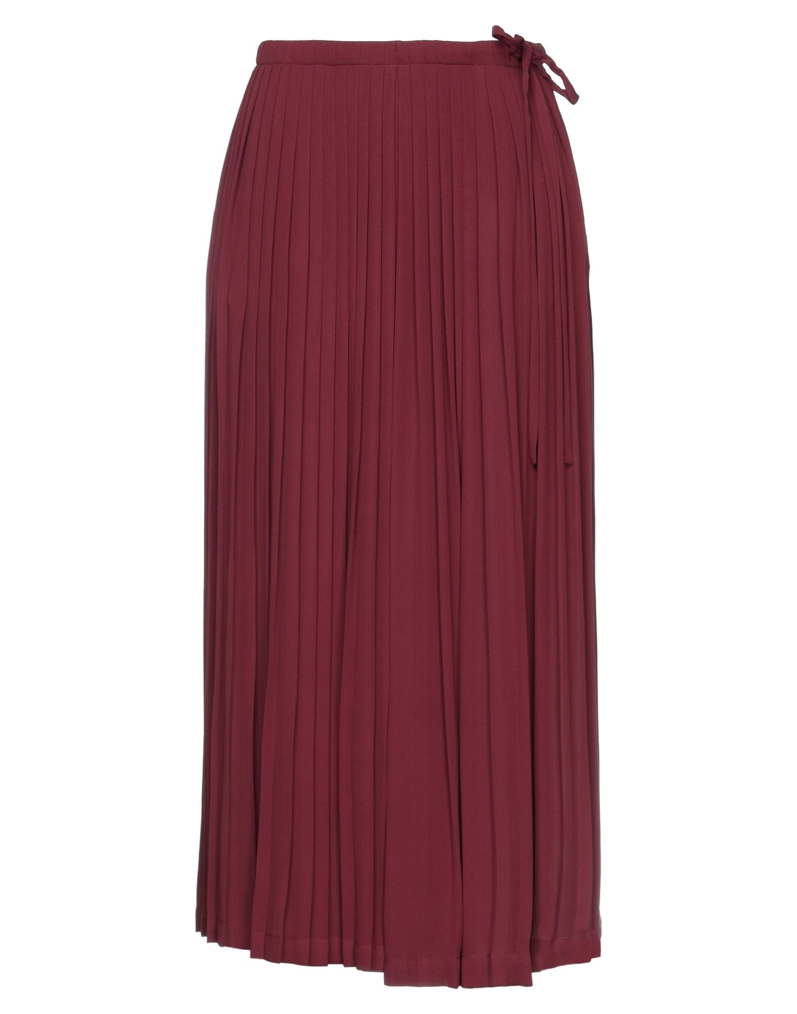 Valentino Midi Skirts In Red