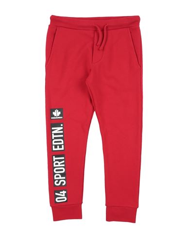 Dsquared2 Babies'  Toddler Girl Pants Red Size 6 Cotton, Elastane