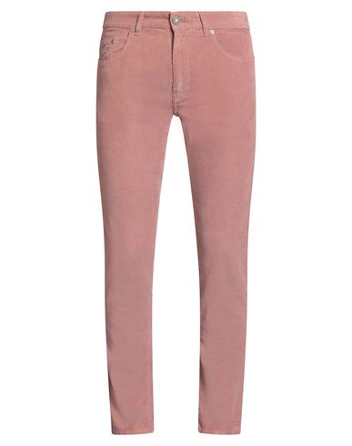 Pt Torino Man Pants Antique Rose Size 34 Cotton, Elastane In Pink