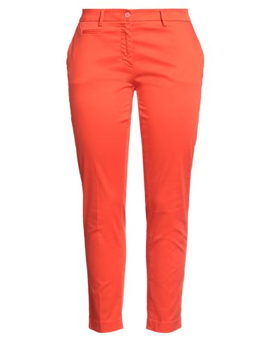 Mason's Woman Pants Orange Size 14 Cotton, Polyester, Elastane