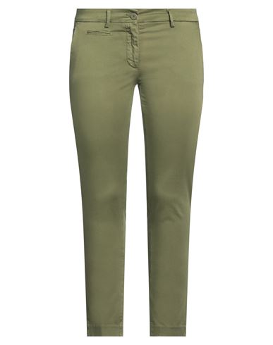 Mason's Woman Pants Military Green Size 6 Cotton, Polyester, Elastane