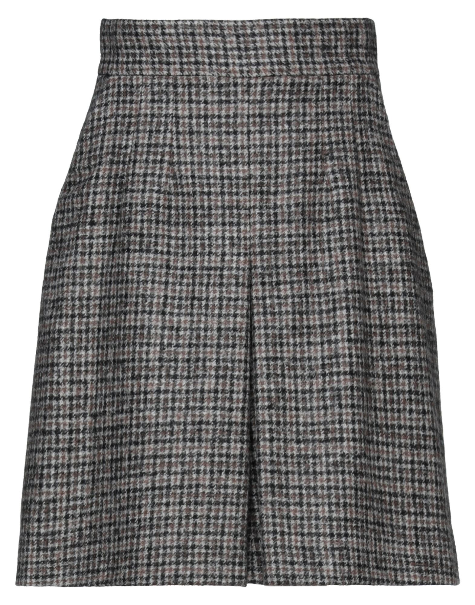 Dolce & Gabbana Mini Skirts In Brown