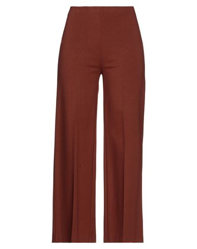 Jucca Woman Pants Tan Size 10 Viscose, Polyamide, Elastane In Brown