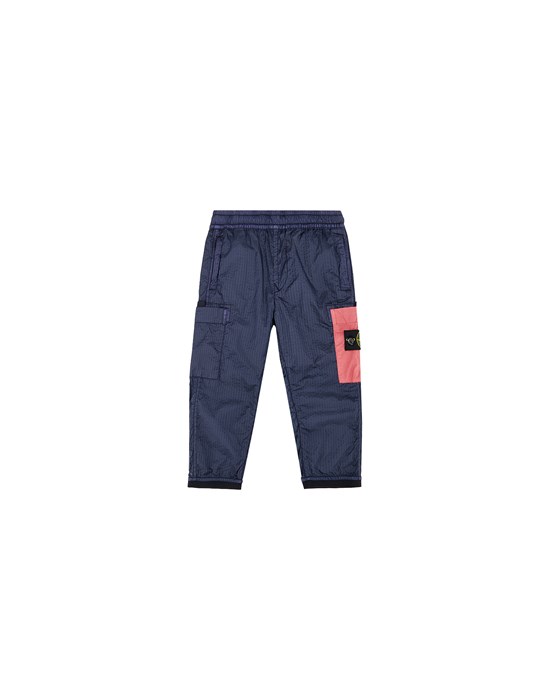 TROUSERS Herr 30936 RESIN TREATED RIPSTOP NYLON CANVAS_GARMENT DYED Front STONE ISLAND BABY