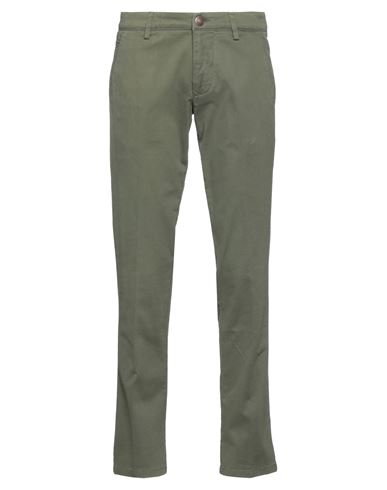 Fradi Man Pants Military Green Size 30 Cotton, Elastane