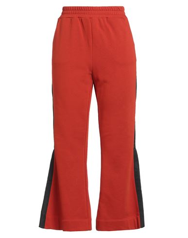 L'autre Chose L' Autre Chose Woman Pants Rust Size M Cotton, Polyester In Red