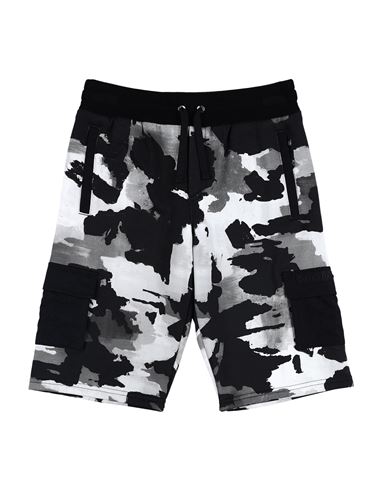 Dolce & Gabbana Babies'  Toddler Boy Shorts & Bermuda Shorts Black Size 7 Cotton, Viscose, Polyurethane, Elas