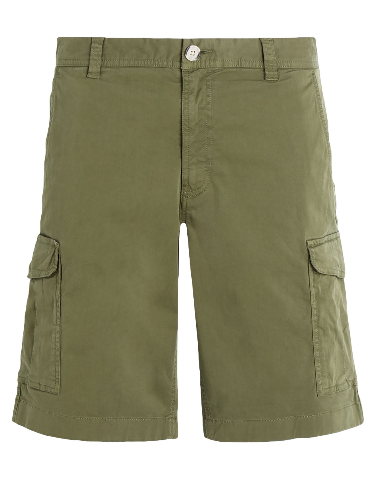 Woolrich Man Shorts & Bermuda Shorts Military Green Size 29 Cotton, Elastane