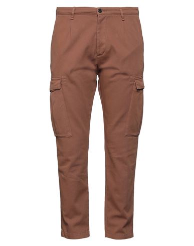 Haikure Man Pants Brown Size 35 Cotton, Elastane