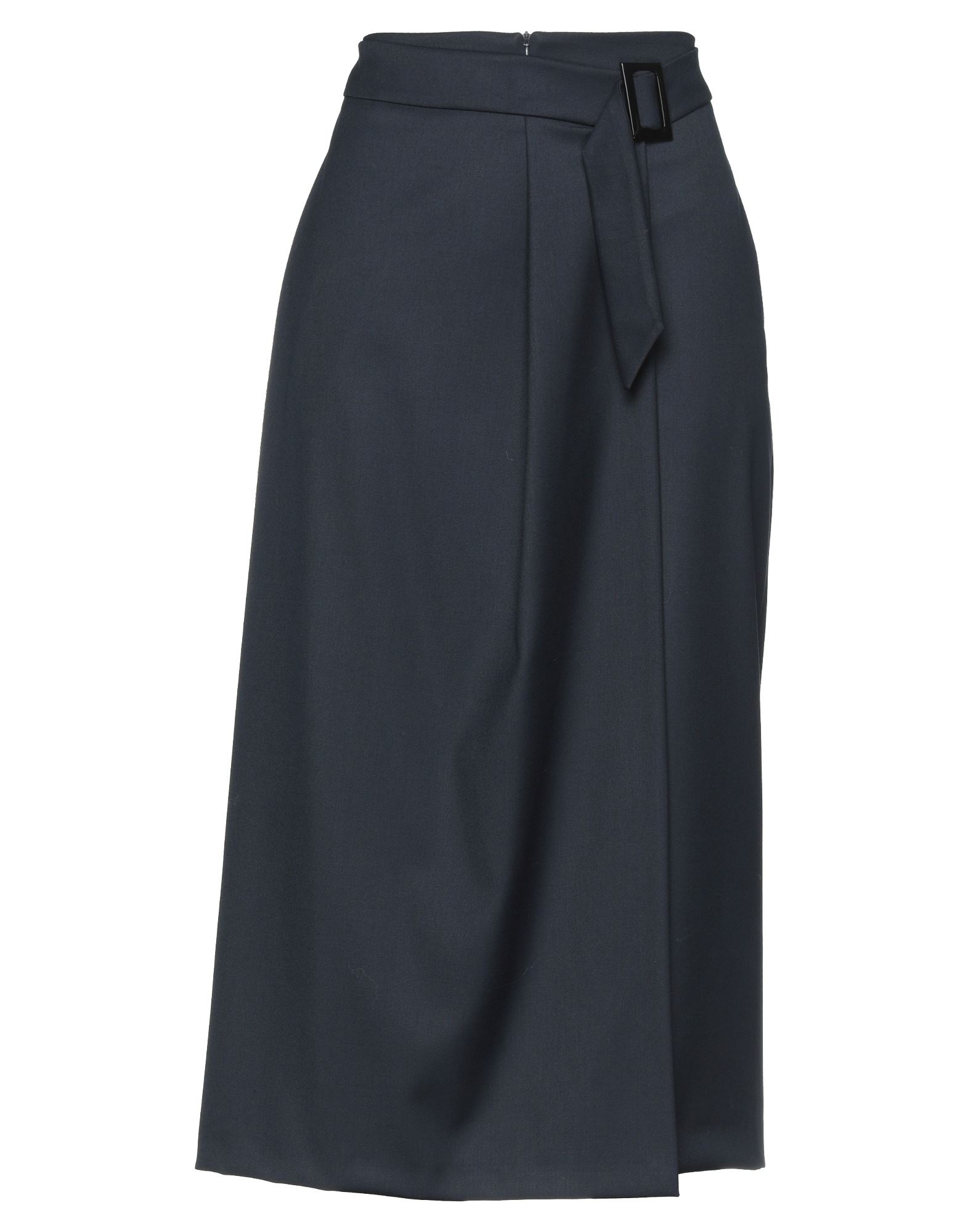 Merci .., Woman Cropped Pants Midnight Blue Size 2 Polyester, Viscose, Elastane
