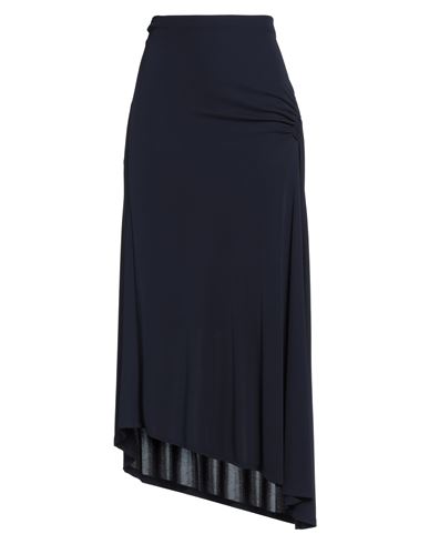 Clips More Woman Midi Skirt Midnight Blue Size M Viscose, Polyester