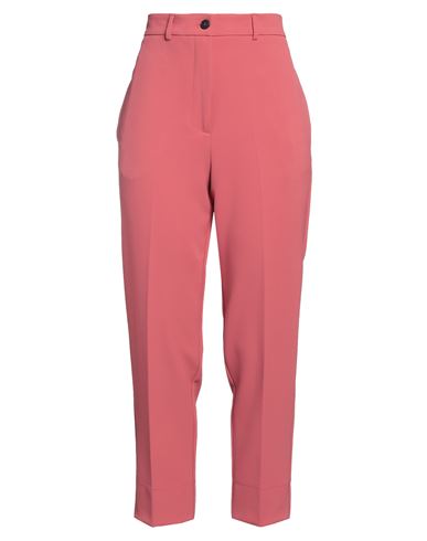 Solotre Woman Pants Pastel Pink Size 10 Polyester, Elastane