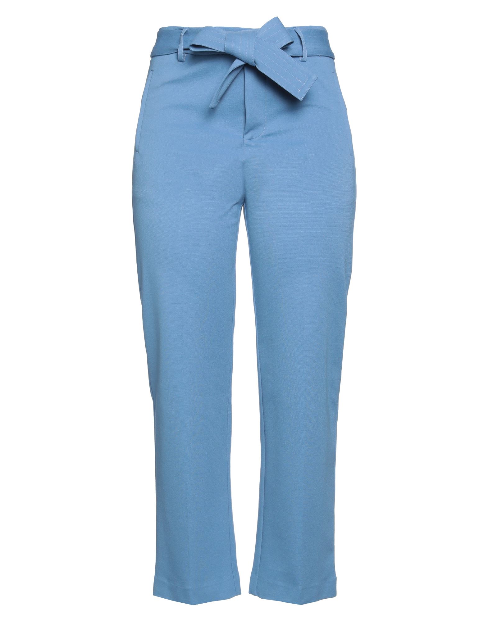 Merci .., Woman Pants Pastel Blue Size 8 Viscose, Nylon, Elastane