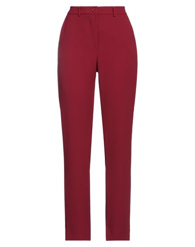 Soallure Woman Pants Burgundy Size 8 Polyester In Red