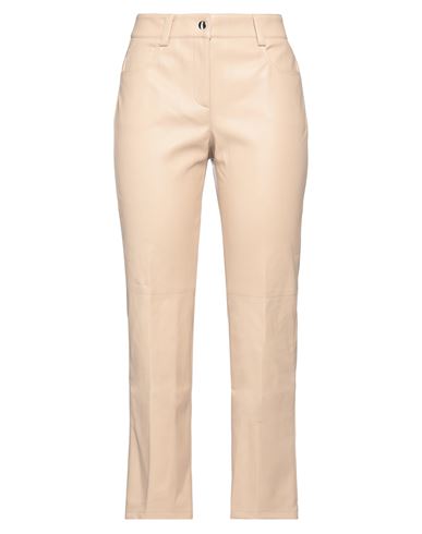 Semicouture Woman Pants Beige Size 4 Polyurethane, Polyester