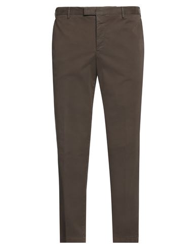Pt Torino Man Pants Khaki Size 46 Cotton, Elastane In Beige