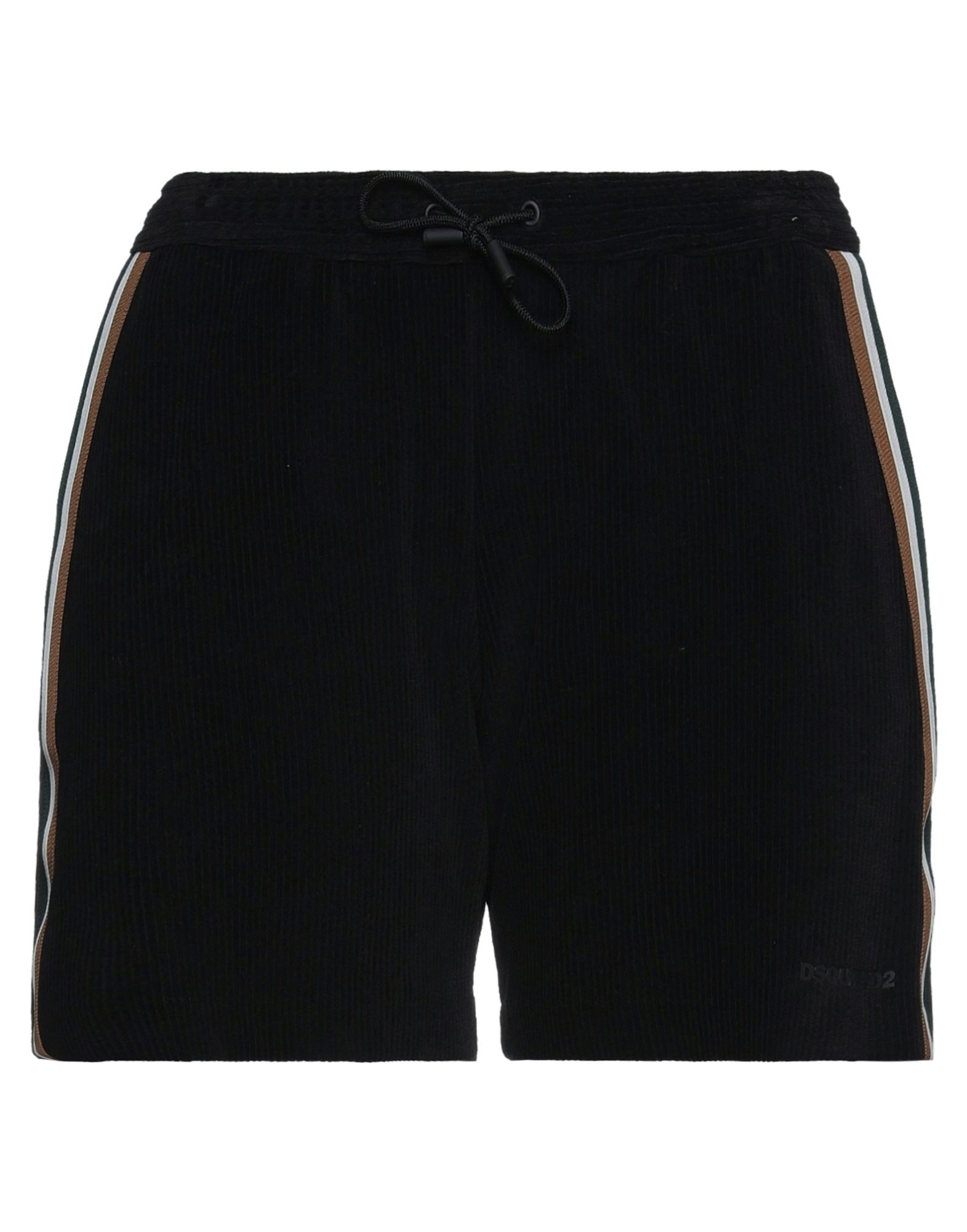 Dsquared2 Woman Shorts & Bermuda Shorts Black Size S Cotton, Polyamide, Modal, Polyester