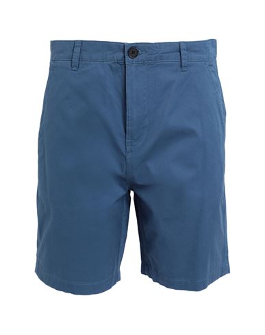 Selected Homme Man Shorts & Bermuda Shorts Slate Blue Size S Organic Cotton, Cotton, Elastane
