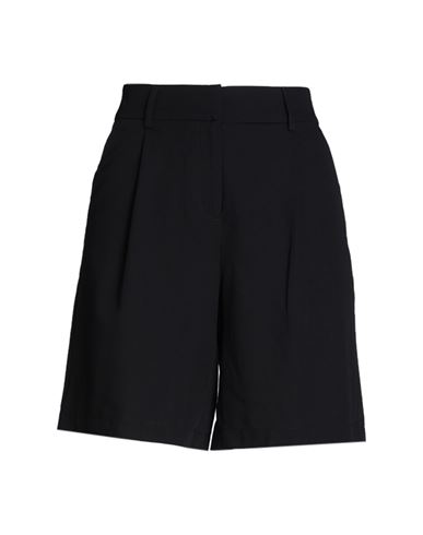 Vero Moda Woman Shorts & Bermuda Shorts Black Size 6 Polyester, Viscose, Elastane