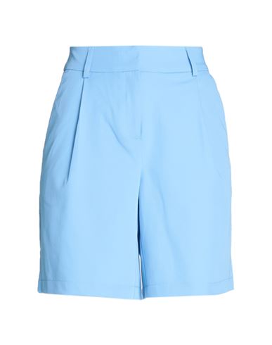 Vero Moda Woman Shorts & Bermuda Shorts Sky Blue Size 6 Polyester, Viscose, Elastane