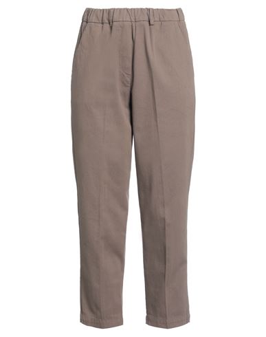 Alysi Woman Pants Dove Grey Size 30 Cotton