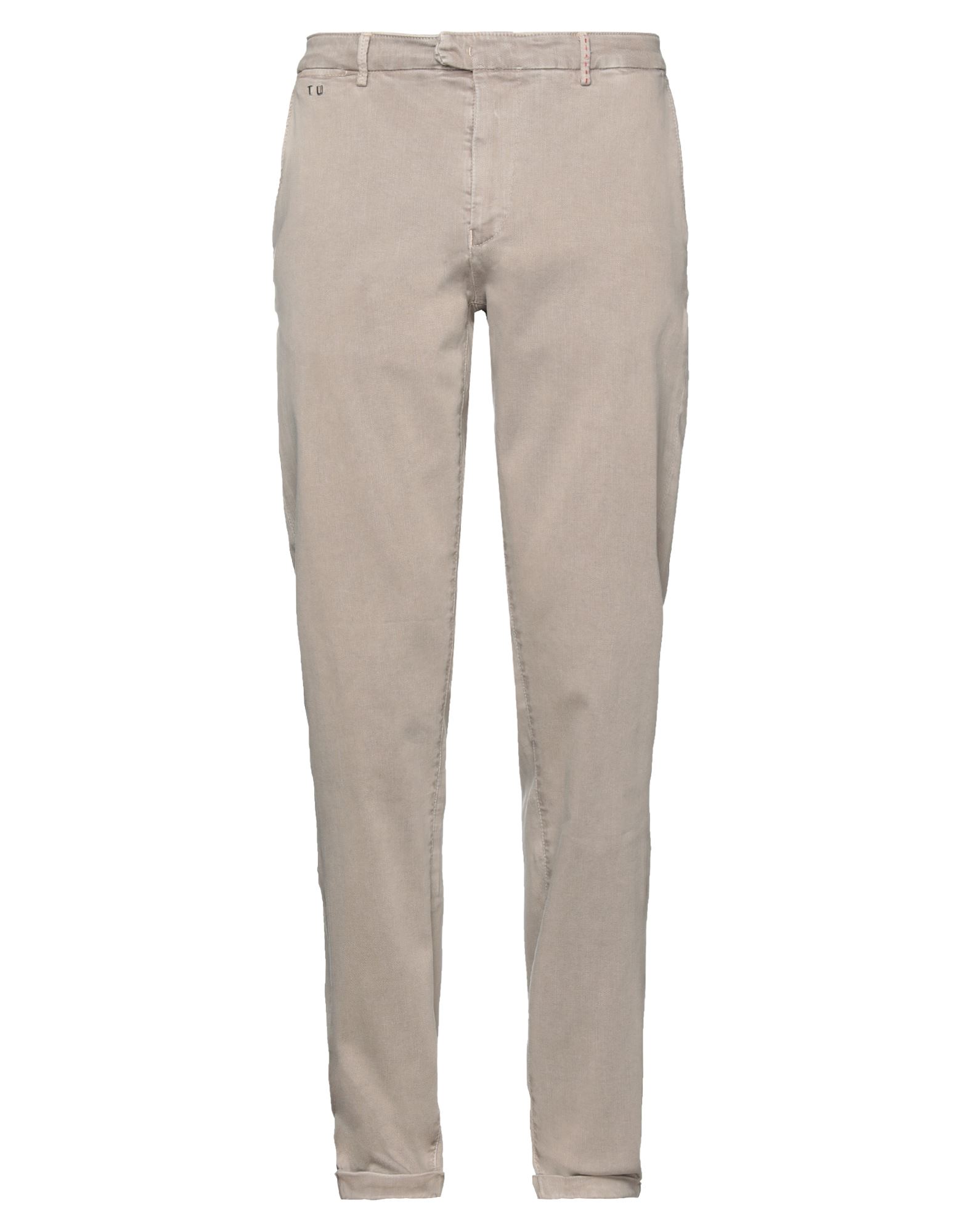Tramarossa Man Jeans Camel Size 34 Cotton, Polyester, Elastane In Dove Grey