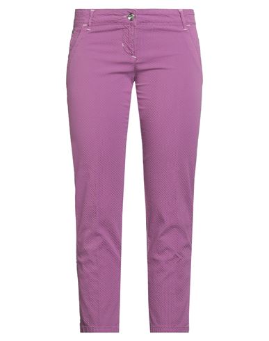Jacob Cohёn Woman Pants Purple Size 33 Cotton, Elastane