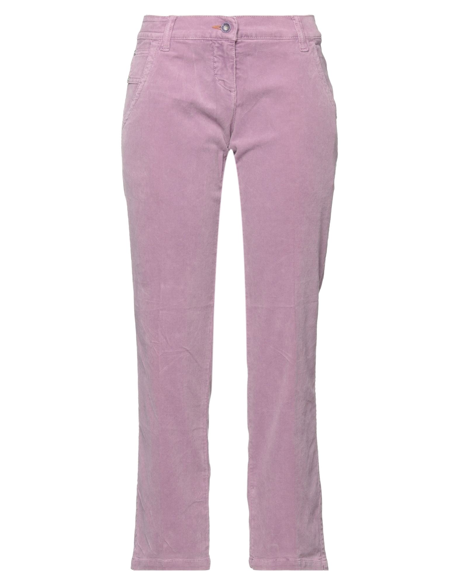 Jacob Cohёn Cropped Pants In Purple