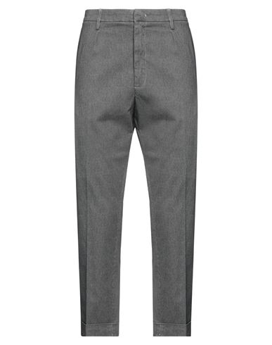 Dondup Man Pants Lead Size 31 Cotton, Polyester, Polyamide, Elastane In Grey