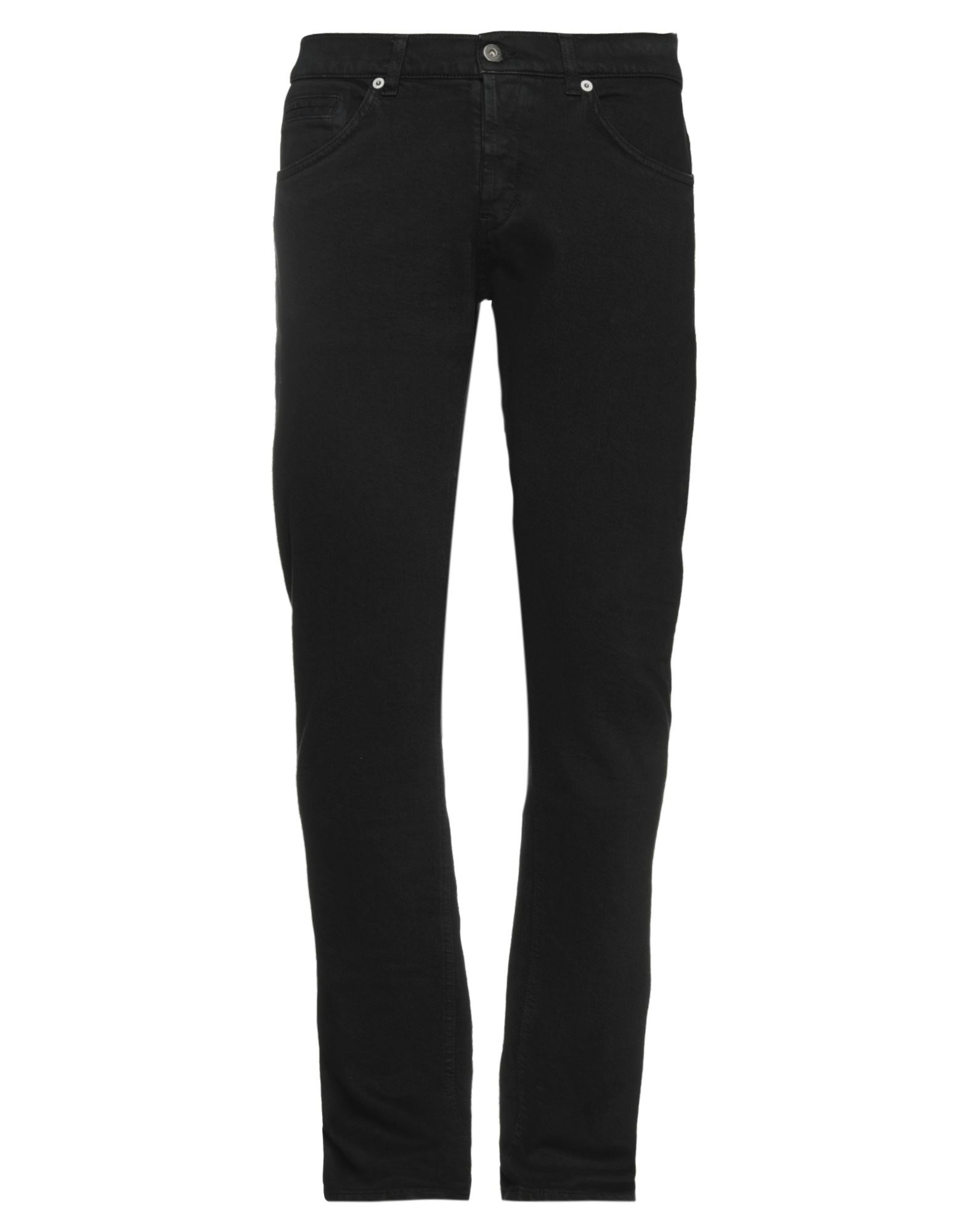 Dondup Man Jeans Black Size 29 Cotton, Elastane
