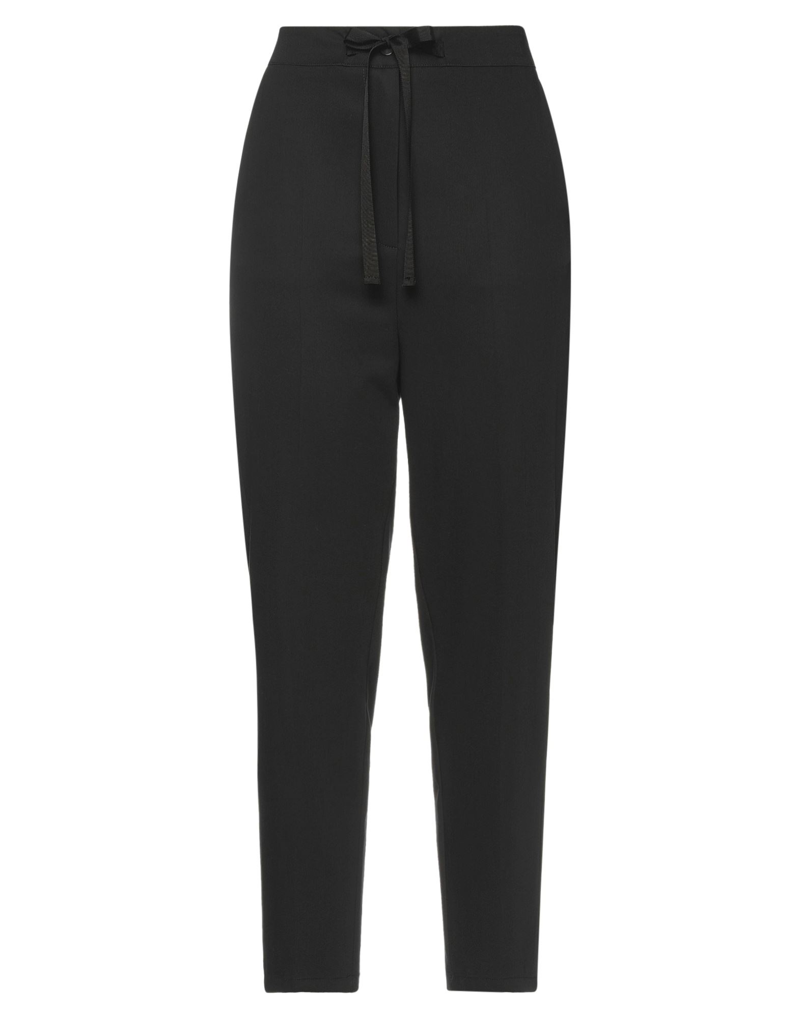 Shop Alessia Santi Woman Pants Black Size 8 Polyester, Viscose, Elastane