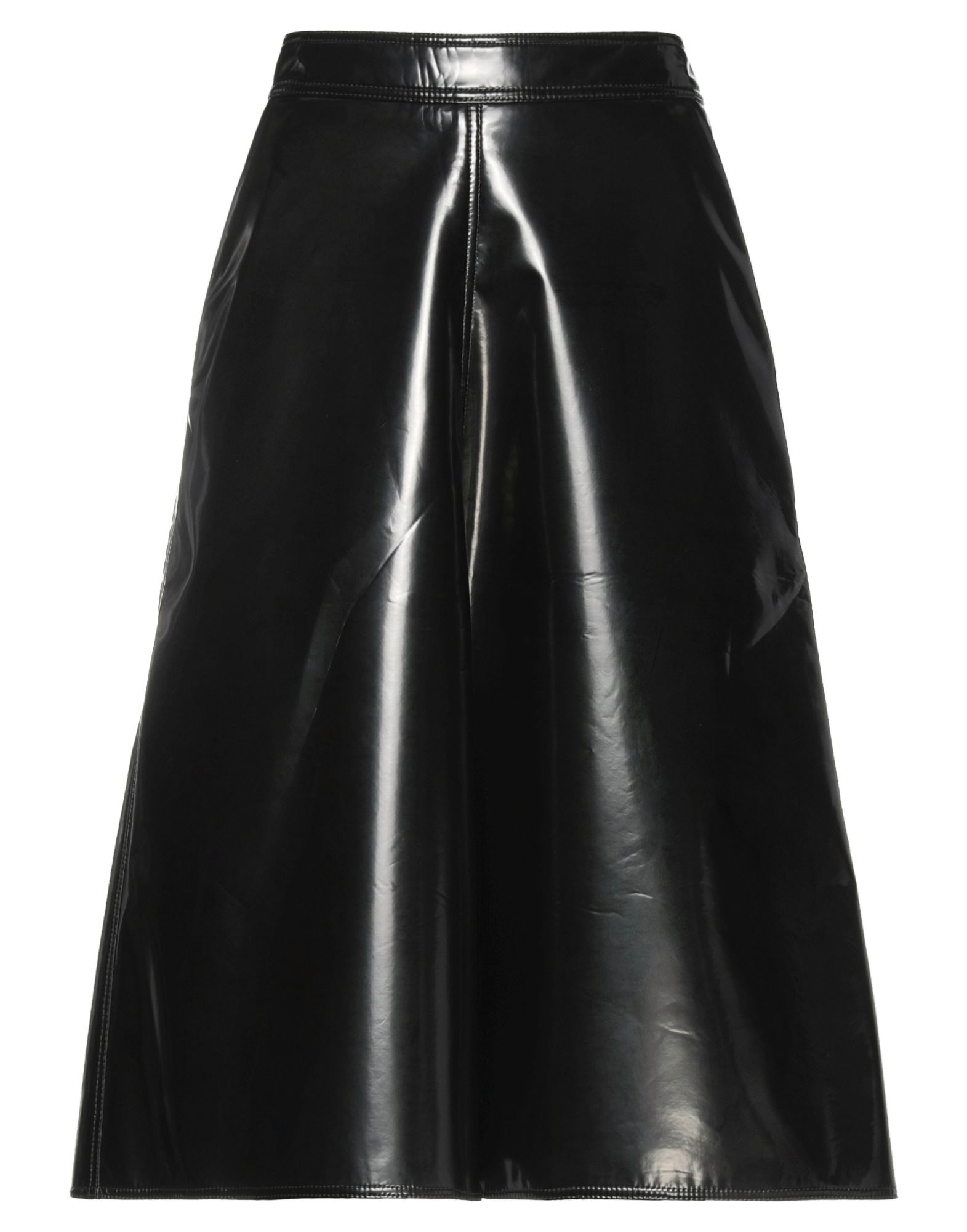 Shop Moncler 2  1952 Woman Midi Skirt Black Size 4 Polyester, Elastane