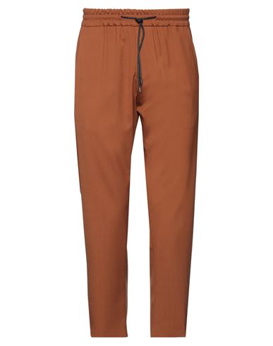Michael Coal Man Pants Tan Size 33 Polyester, Wool, Elastane In Brown