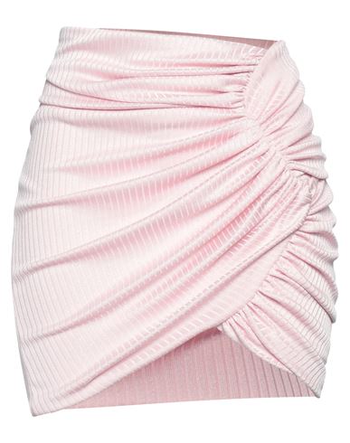 Shop Alexandre Vauthier Woman Mini Skirt Pink Size 6 Polyester, Elastane