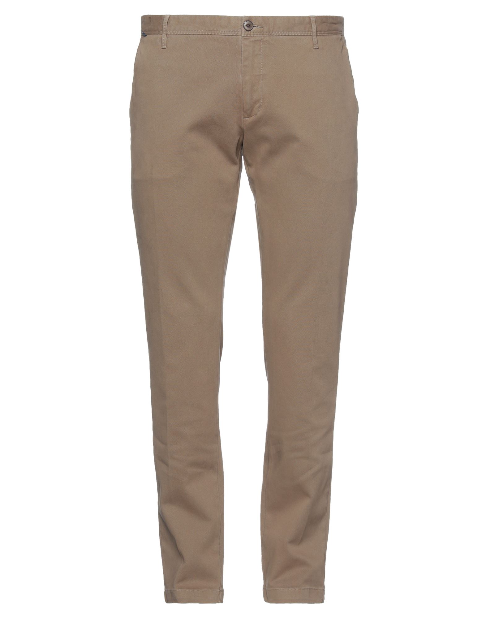 At.p.co At. P.co Man Pants Camel Size 40 Cotton, Elastane In Beige